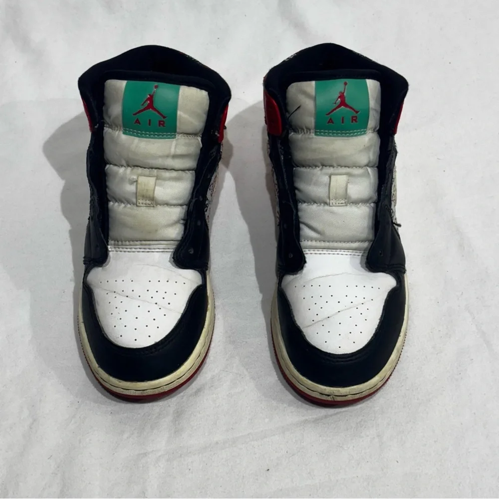 Nike Air Jordan 1 Mid SE PS Holiday Ugly Christmas Sweater DM1208 150 Size 4.5Y